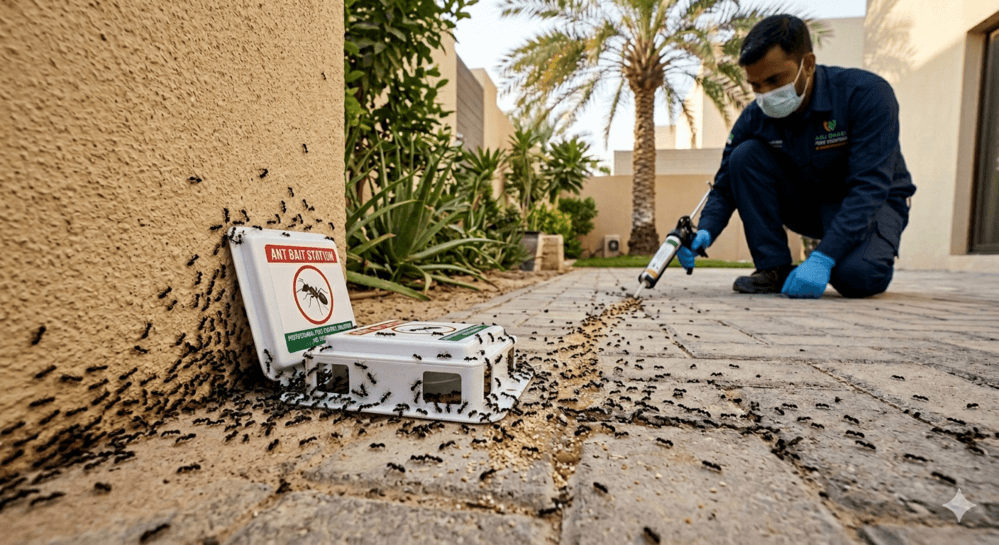 Effective pest control solution for ants in Abu Dhabi 